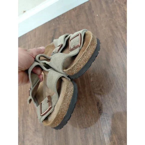 Birkenstock Arizona Suede Soft Footbed Sandals Women's Sz 40EU 9US Regul - Picture 10 of 13